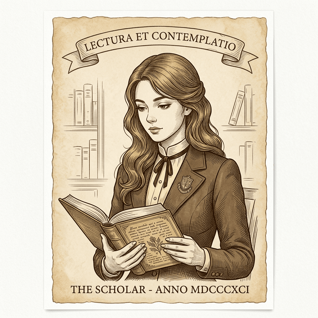 Open book with golden light, globe, and oil lamp — scholarly illustration